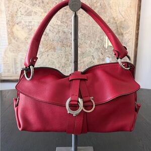 Salvatore Ferragamo Red Shoulder Bag